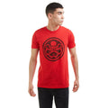 Red - Lifestyle - Marvel Mens Hydra Logo T-Shirt