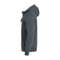 Anthracite Melange - Lifestyle - Clique Mens Basic Full Zip Hoodie