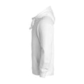 White - Lifestyle - Clique Mens Basic Full Zip Hoodie