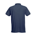 Royal Blue - Back - Clique Mens Premium Stretch Polo Shirt