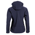 Dark Navy - Back - Clique Womens-Ladies Milford Soft Shell Jacket