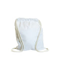 Natural - Front - United Bag Store Cotton Drawstring Bag