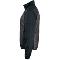 Black - Lifestyle - Clique Mens Custer Reflective Padded Jacket