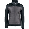 Black - Front - Clique Mens Custer Reflective Padded Jacket