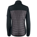 Black - Back - Clique Womens-Ladies Custer Reflective Padded Jacket