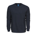 Navy - Front - Projob Mens Round Neck Sweatshirt