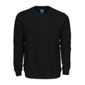 Black - Front - Projob Mens Round Neck Sweatshirt