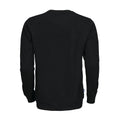 Black - Back - Projob Mens Round Neck Sweatshirt