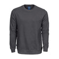 Grey - Front - Projob Mens Round Neck Sweatshirt