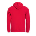 Red - Back - Clique Mens Classic Hoodie