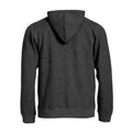 Anthracite - Back - Clique Mens Classic Melange Hoodie