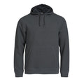 Anthracite - Front - Clique Mens Classic Melange Hoodie