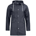 Dark Navy - Front - Clique Unisex Adult Classic Raincoat