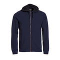 Dark Navy - Front - Clique Mens Classic Full Zip Hoodie