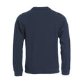 Dark Navy - Lifestyle - Clique Unisex Adult Classic Melange Round Neck Sweatshirt