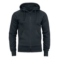 Black - Front - Clique Unisex Adult Harper Full Zip Hoodie