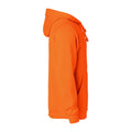 Visibility Orange - Side - Clique Unisex Adult Basic Hoodie