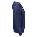 Dark Navy - Side - Clique Unisex Adult Basic Active Hoodie