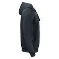 Black - Side - Clique Unisex Adult Basic Active Hoodie