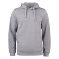 Grey Melange - Front - Clique Unisex Adult Basic Active Hoodie