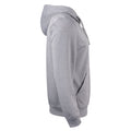 Grey Melange - Side - Clique Unisex Adult Basic Active Hoodie