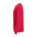 Red - Side - Clique Unisex Adult Classic Plain Round Neck Sweatshirt