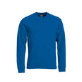 Royal Blue - Front - Clique Unisex Adult Classic Plain Round Neck Sweatshirt