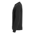 Black - Side - Clique Unisex Adult Classic Plain Round Neck Sweatshirt
