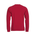 Red - Back - Clique Unisex Adult Classic Plain Round Neck Sweatshirt