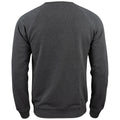Anthracite - Back - Clique Mens Premium Melange Sweatshirt
