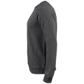 Anthracite - Side - Clique Mens Premium Melange Sweatshirt