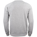 Grey Melange - Back - Clique Mens Premium Melange Sweatshirt