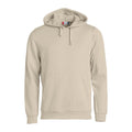 Light Khaki - Front - Clique Unisex Adult Basic Hoodie