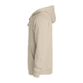 Light Khaki - Side - Clique Unisex Adult Basic Hoodie