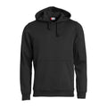 Black - Front - Clique Unisex Adult Basic Hoodie