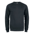 Black - Front - Clique Mens Premium Round Neck Sweatshirt