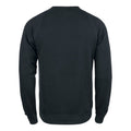 Black - Back - Clique Mens Premium Round Neck Sweatshirt