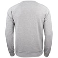 Grey Melange - Back - Clique Mens Premium Round Neck Sweatshirt