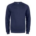 Dark Navy - Front - Clique Mens Premium Round Neck Sweatshirt