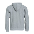 Grey - Back - Clique Mens Classic Melange Hoodie