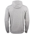 Grey Melange - Back - Clique Mens Premium Melange Hoodie