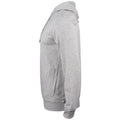 Grey Melange - Side - Clique Mens Premium Melange Hoodie