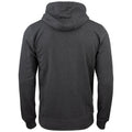 Anthracite Melange - Back - Clique Mens Premium Organic Cotton Full Zip Hoodie