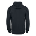 Black - Back - Clique Mens Premium Organic Cotton Full Zip Hoodie