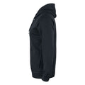 Black - Lifestyle - Clique Mens Premium Organic Cotton Full Zip Hoodie