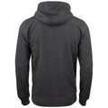 Anthracite - Back - Clique Mens Premium Organic Cotton Full Zip Hoodie