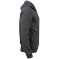 Anthracite - Side - Clique Mens Premium Organic Cotton Full Zip Hoodie