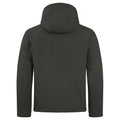 Dark Grey - Back - Clique Mens Padded Soft Shell Jacket