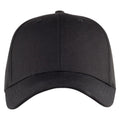 Black - Front - Clique Unisex Adult Melange Cap