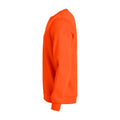 Visibility Orange - Lifestyle - Clique Unisex Adult Basic Round Neck Sweatshirt